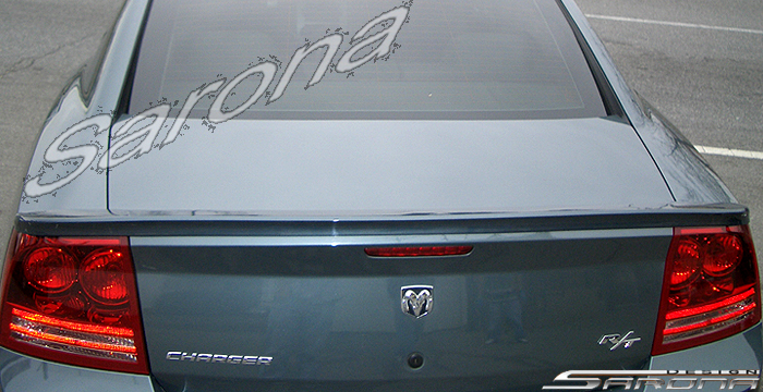 Custom Dodge Charger Trunk Wing  Sedan (2005 - 2010) - $249.00 (Manufacturer Sarona, Part #DG-019-TW)